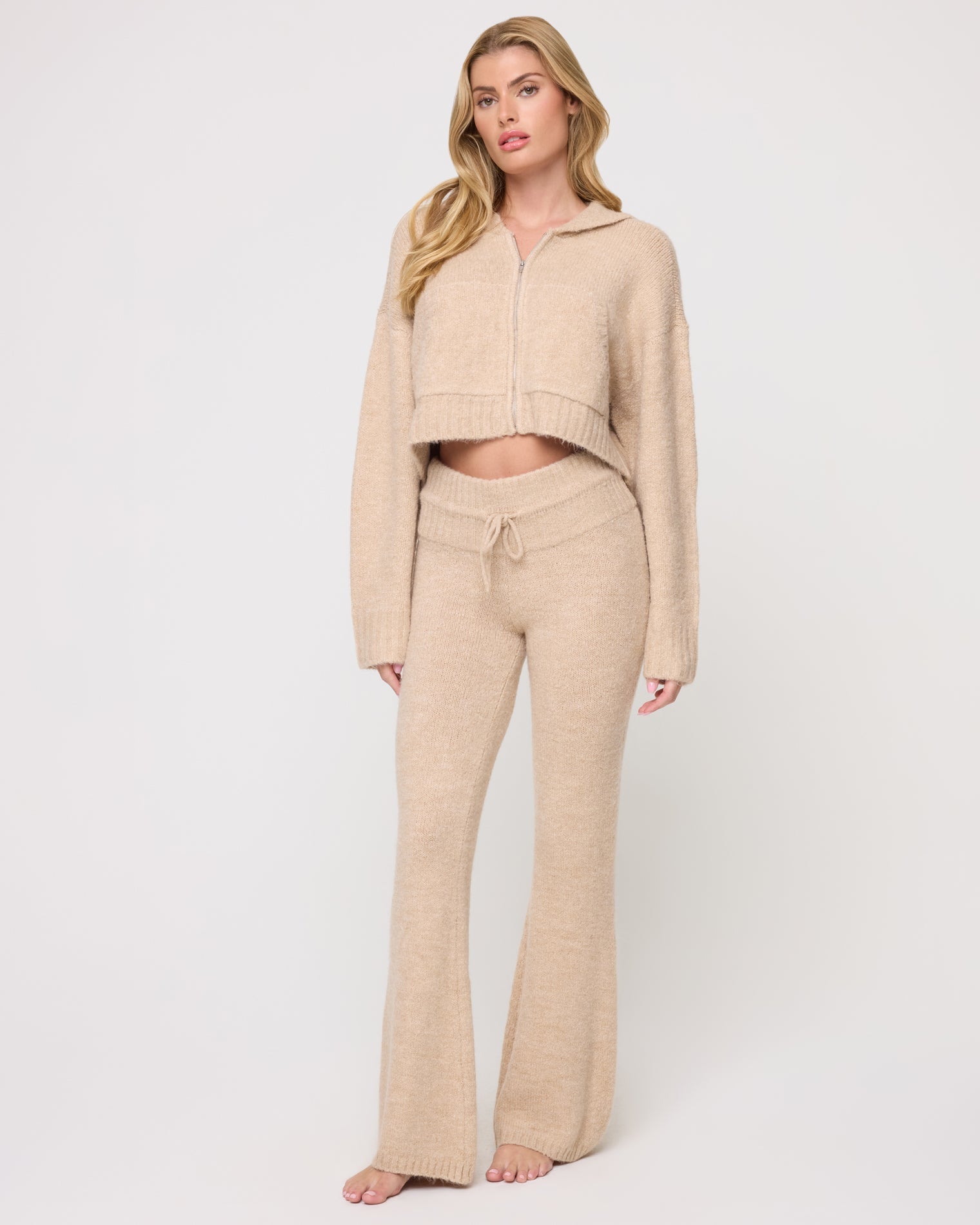 Jet Set Pant | Heather Oatmeal