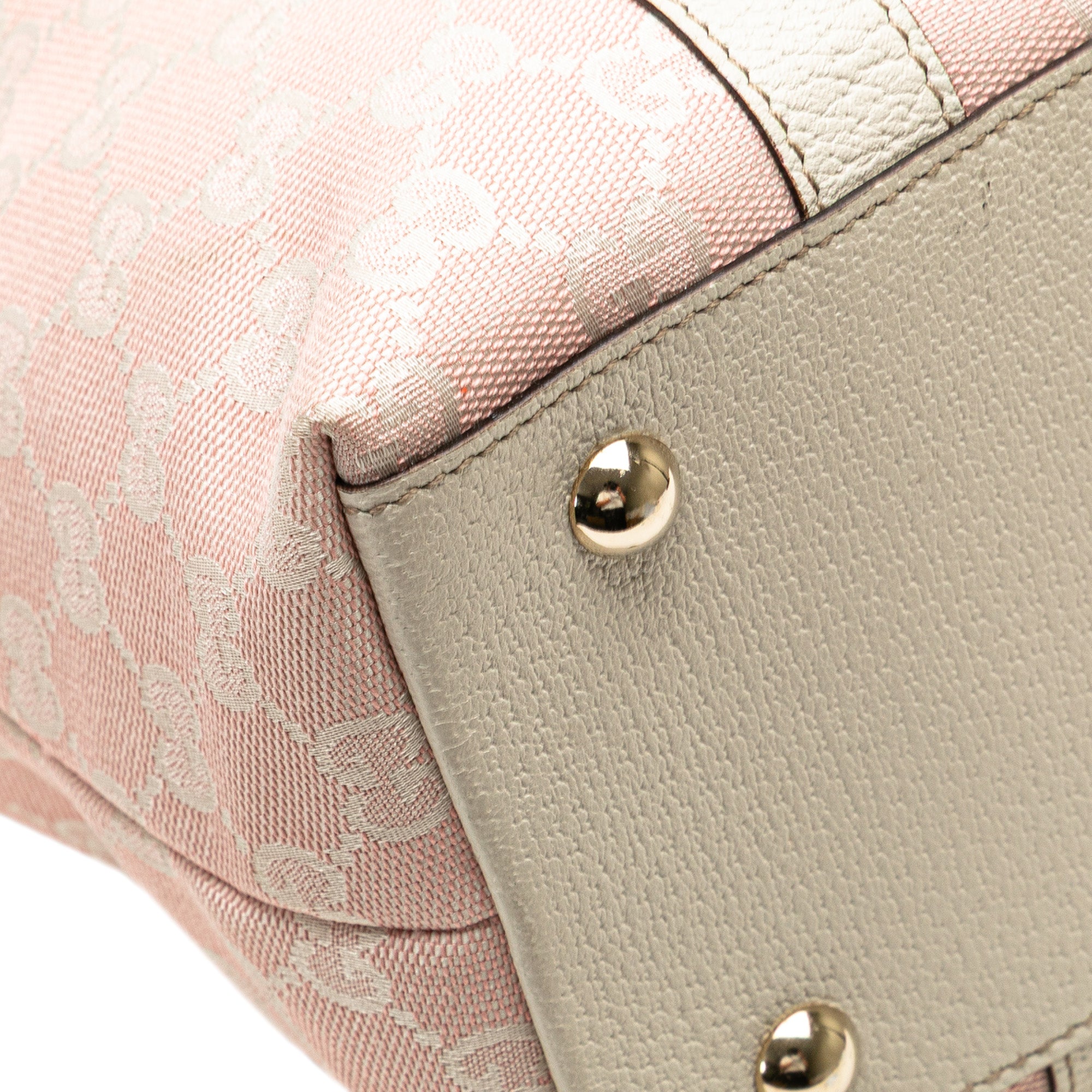 Gucci | Pre-Owned GG Canvas Abbey D Ring Tote | Pink