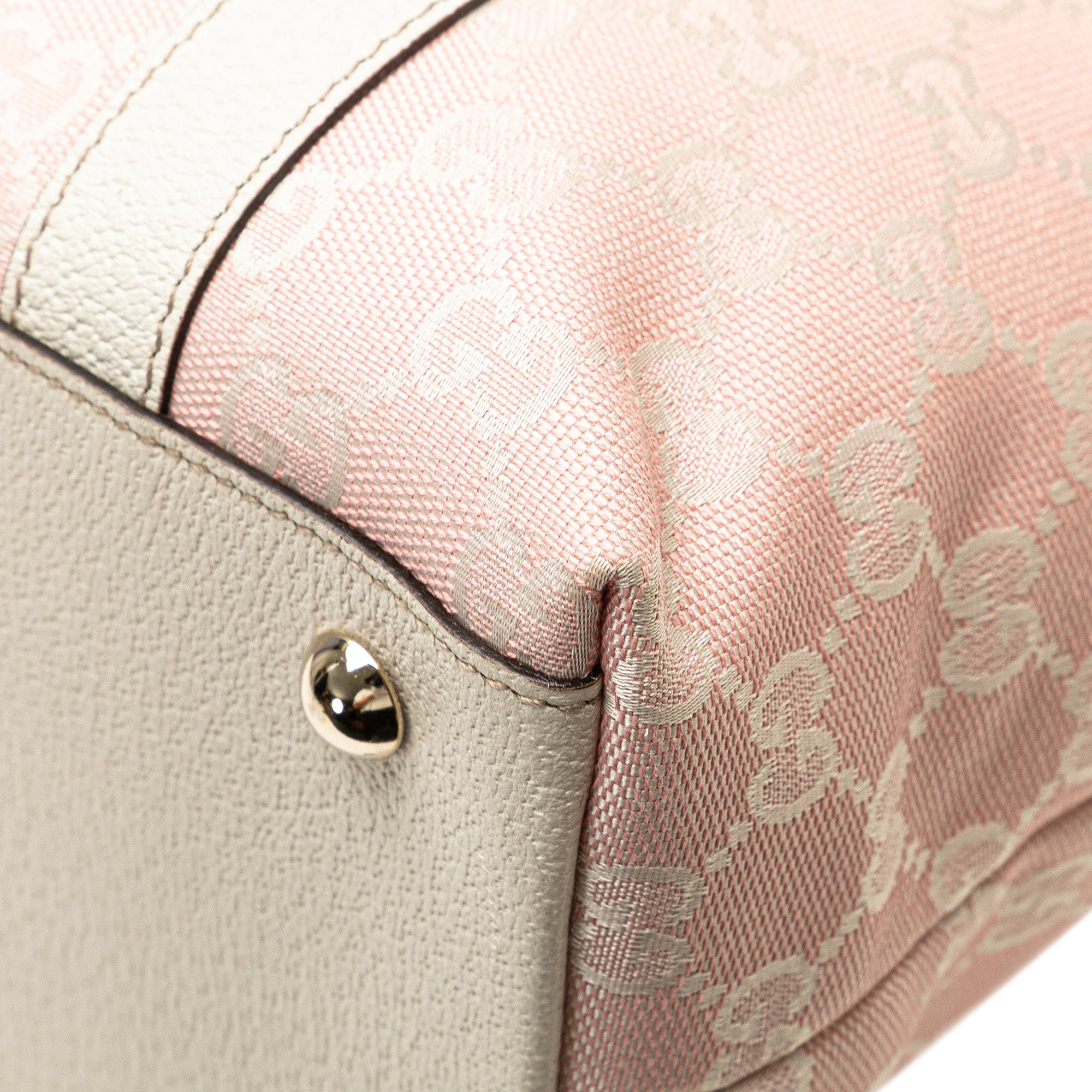 Gucci | Pre-Owned GG Canvas Abbey D Ring Tote | Pink