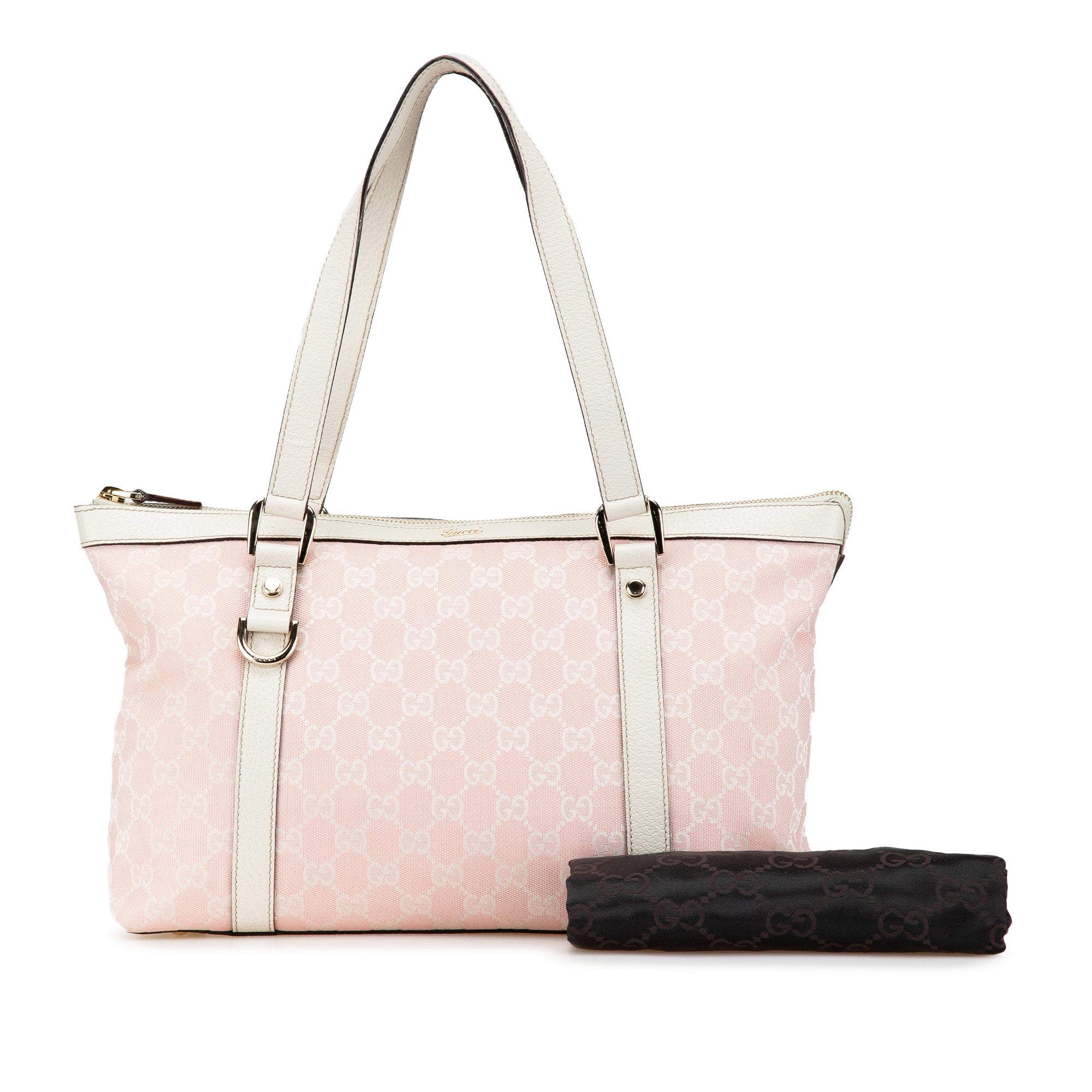 Gucci | Pre-Owned GG Canvas Abbey D Ring Tote | Pink