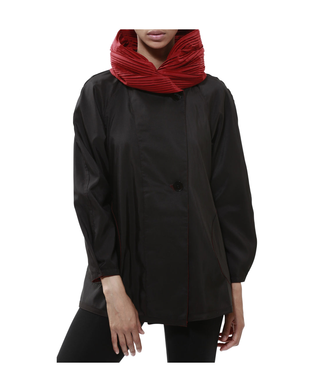 Mycra Pac | Women | Women's Raincoat | Red/Black