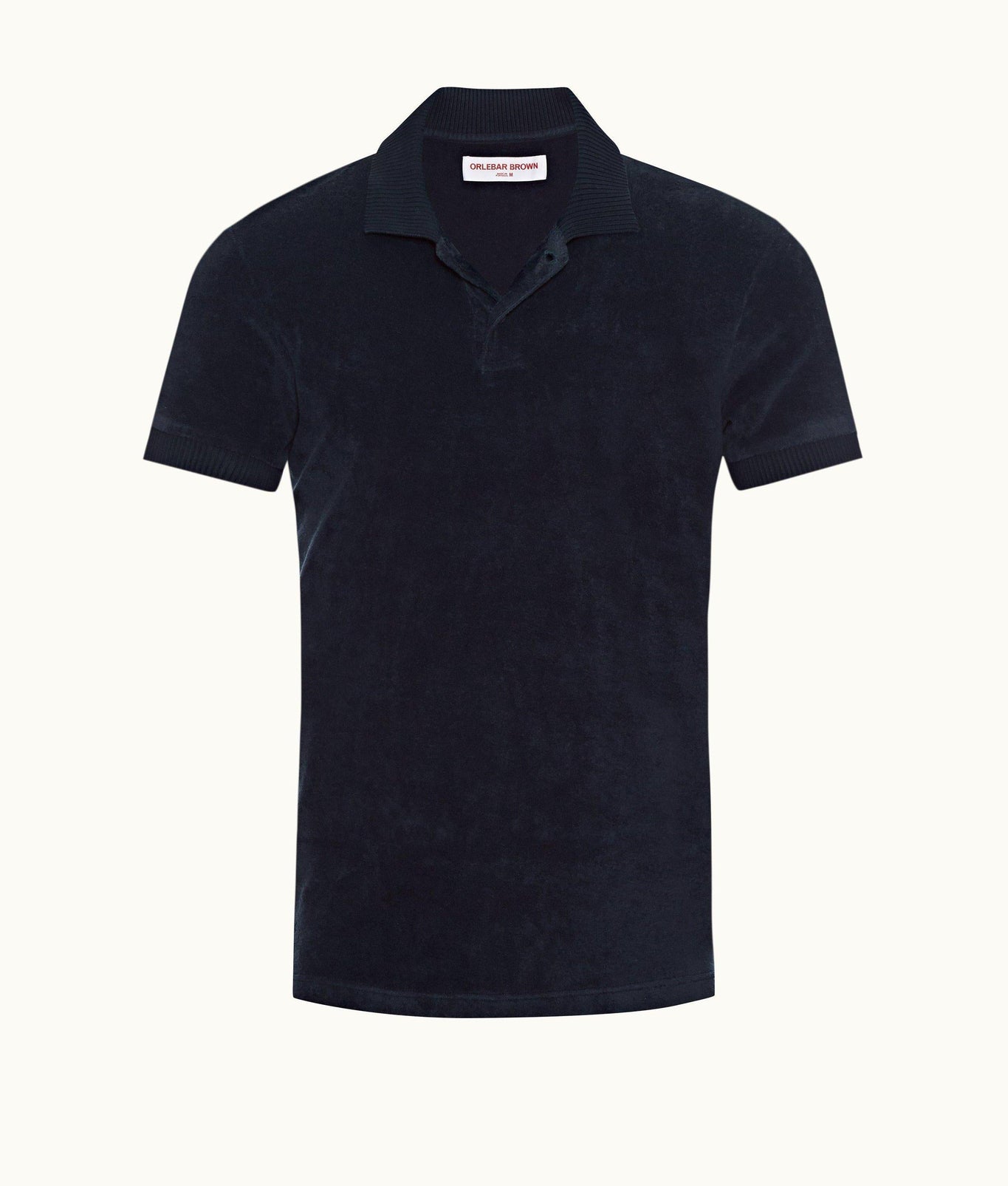 Jarrett Towelling Classic Fit Towelling Polo Shirt | Night Iris