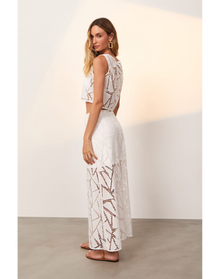 Juli Long Skirt | Off White