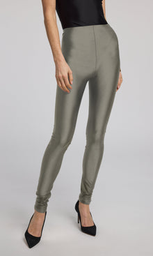Jeffi Shiny Jersey Legging | Sage