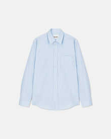 Mens | Kaleb Upcycled Light Poplin Shirt | Sky Blue