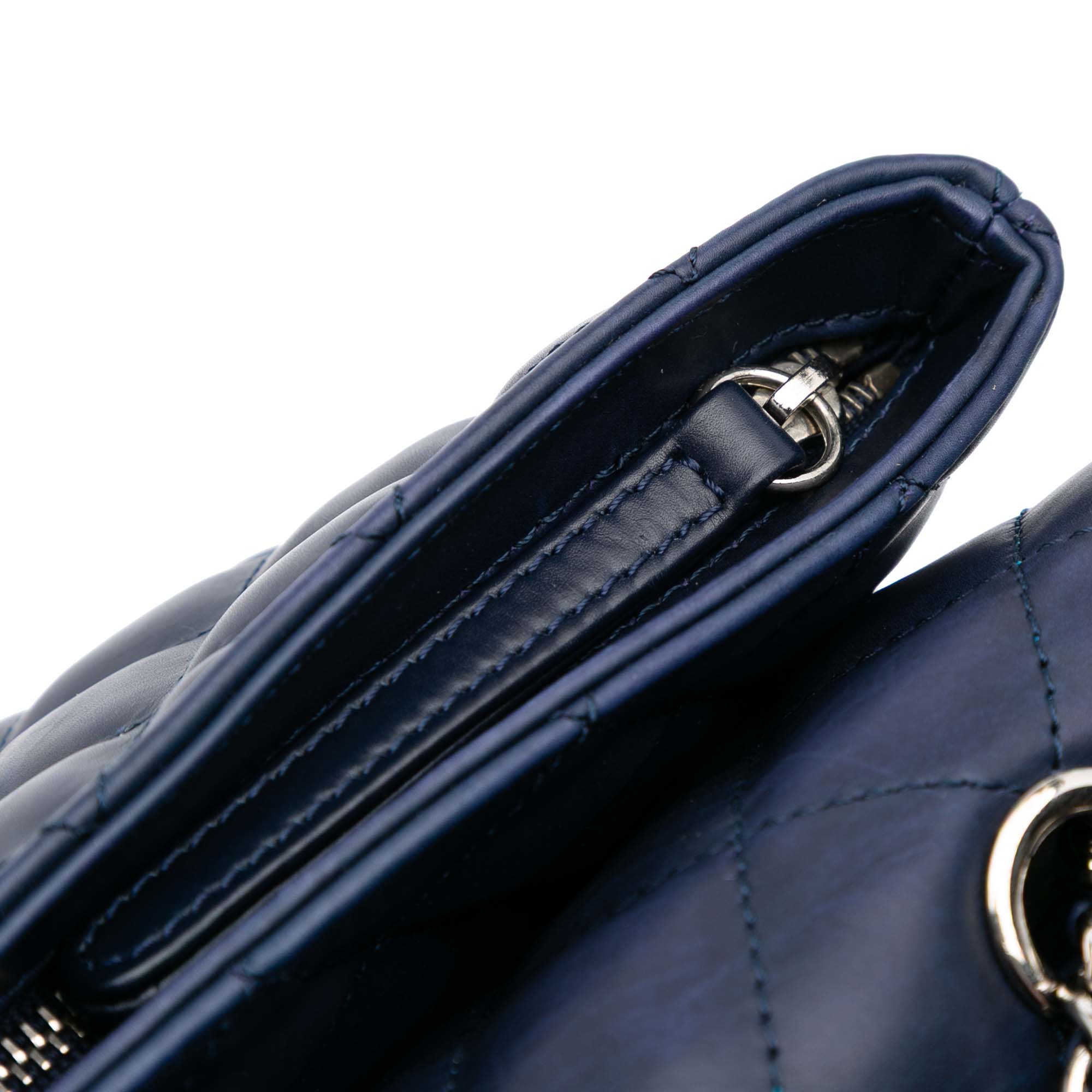 Chanel | Pre-Owned Jumbo Quilted Calfskin Tender Touch Flap | Blue/Midnight Blue