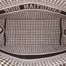 Dior | Pre-Owned Medium Houndstooth Book Tote | Black