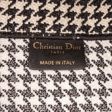 Dior | Pre-Owned Medium Houndstooth Book Tote | Black