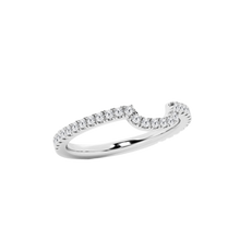 Womens | Wedding Band - II | 14K White Gold | 0.25 CTW Round Cut Lab Grown Diamond | F-VS2