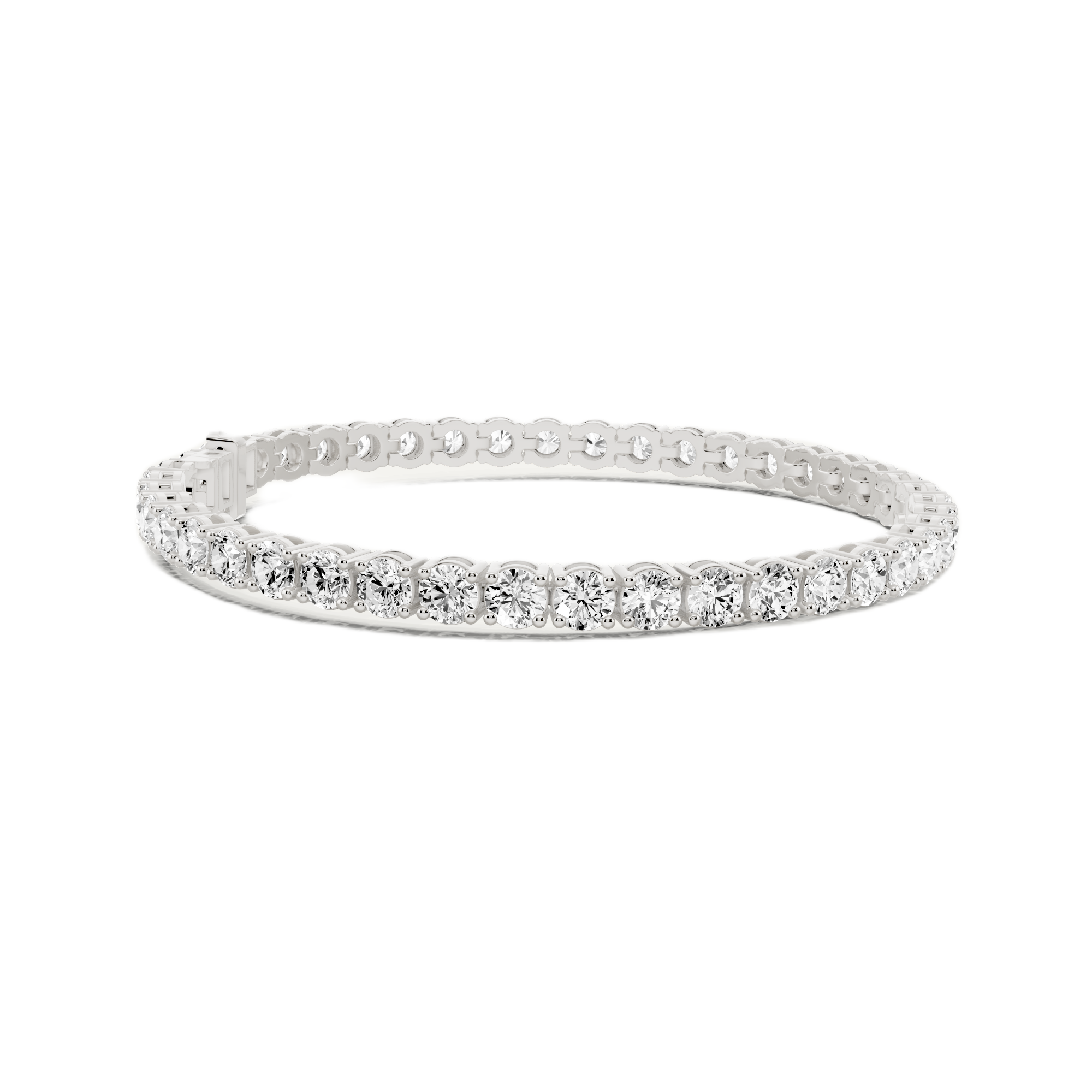 Womens | Tennis Bracelet - I | Sterling Silver | 8 CTW Round Cut Lab Grown Diamond | G-SI