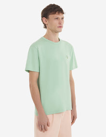 Mens | Tonal Fox Head Patch Short-Sleeve Regular Jersey Tee-Shirt | Mint