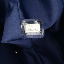 Chanel | Pre-Owned Large Lambskin CC Crossing Flap | Blue/Dark Blue