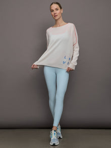 Love is All Around You Sweater | White