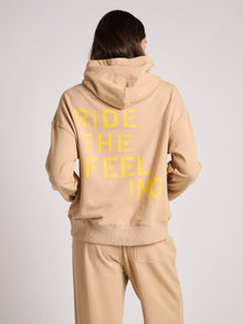 Women | Kerri Rosenthal | Ride The Feeling Sweatshirt | Tan