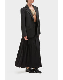 Kalen Wool Oversized Wool Blazer | Black