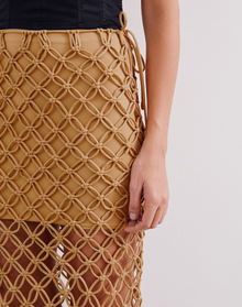 Kim Midi Skirt | Walnut