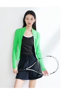 Knitted Cardigan | Green
