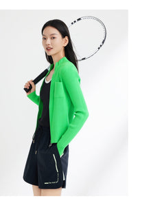Knitted Cardigan | Green