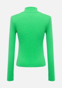 Knitted Cardigan | Green