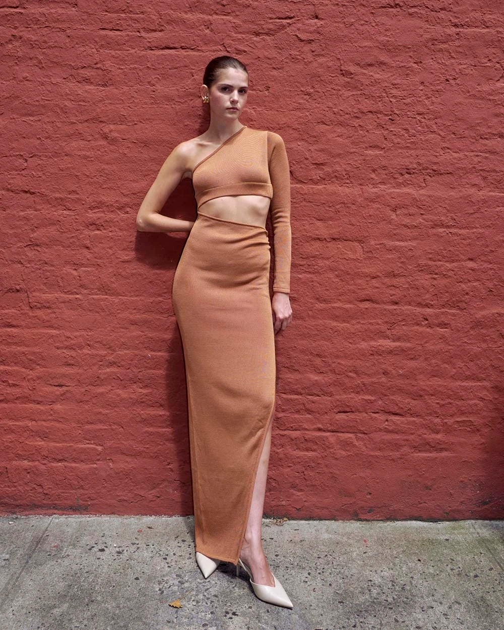 Catira Midi Dress | Marron