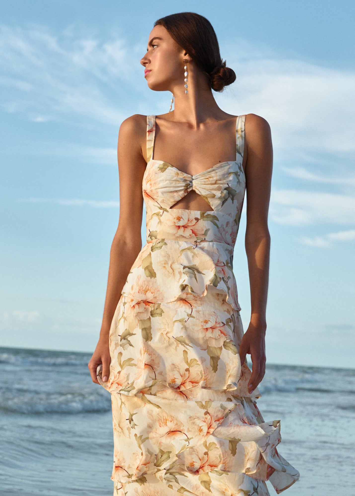 Phillipa Maxi Dress | Soft Peony