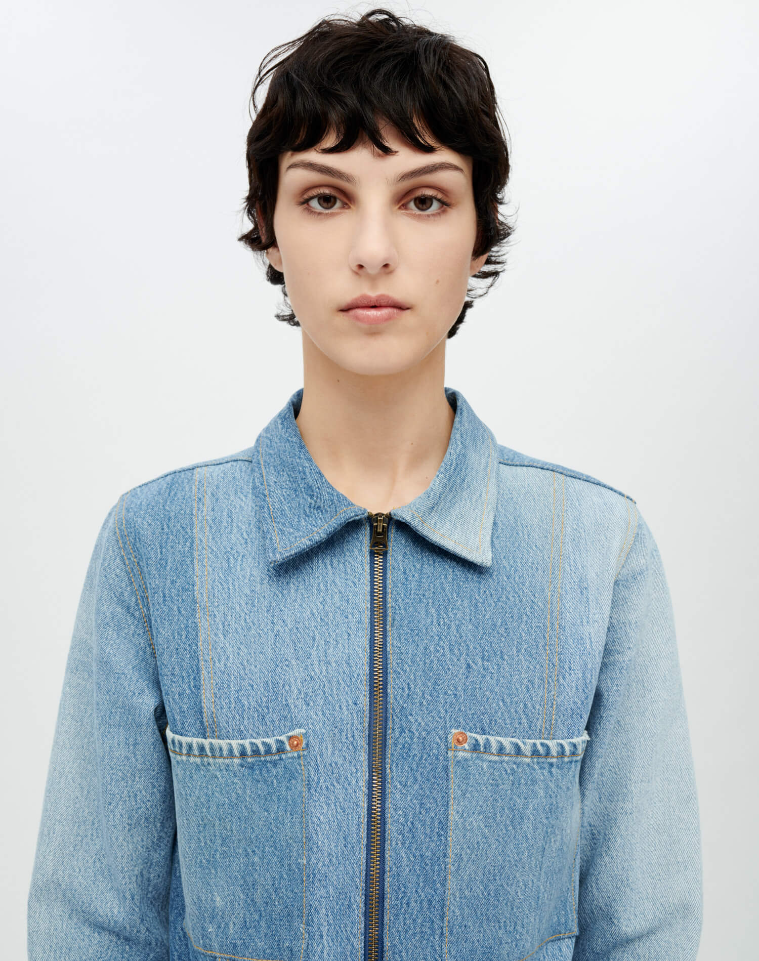 Womens | Wide Leg Jumpsuit | Indigo