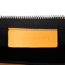 Burberry | Pre-Owned Smoke Check Coated Canvas Holdall Barrel Duffle Bag | Brown/Dark Brown