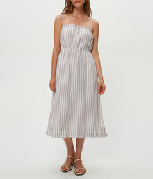 Glenda Strappy Maxi Dress | Espresso Combo