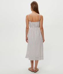 Glenda Strappy Maxi Dress | Espresso Combo