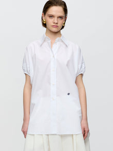Lecce Capsleeve Shirt | White