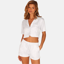 OW Collection LEMONGRASS Crop Shirt Shirt 001 - White