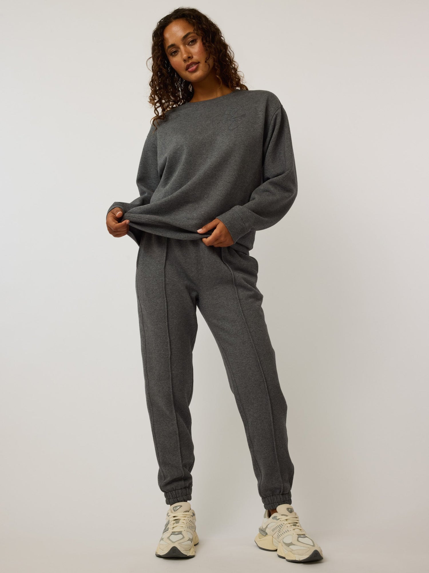 Women | Greyson Melange Aspen Crewneck | Smoke Heather