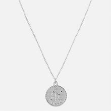 The Zodiac Medal Necklace | Sterling Silver