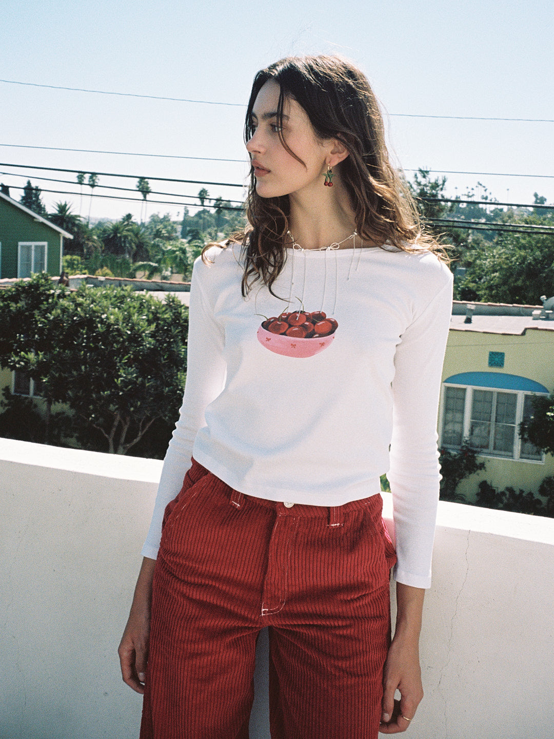 Dana Long Sleeve Tee | Cherry Bowl