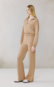 Lindsey Fit And Flare Pant | Teak Heather
