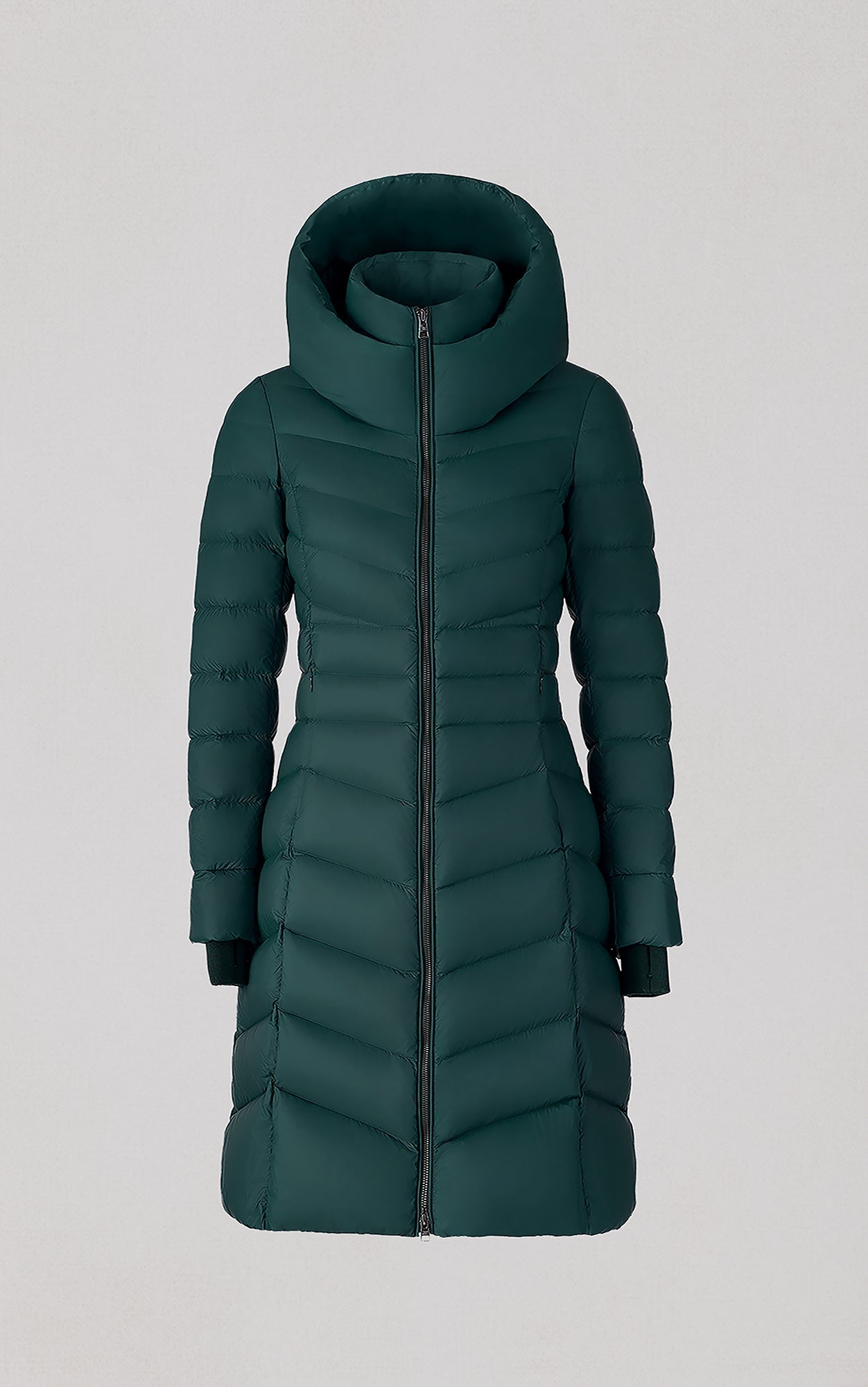 Lita-U Midi Down Coat | Midnight Forest