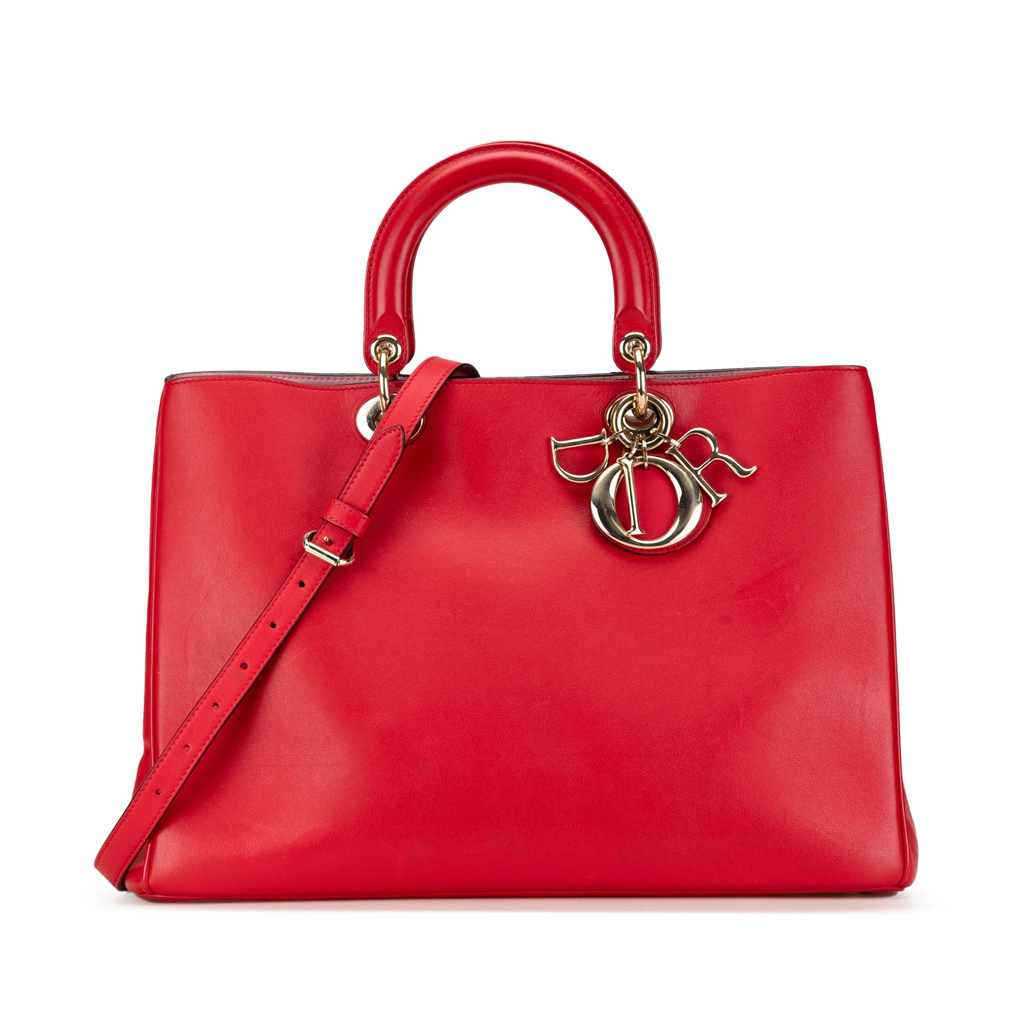 Dior | Pre-Owned Large Diorissimo Satchel | Red
