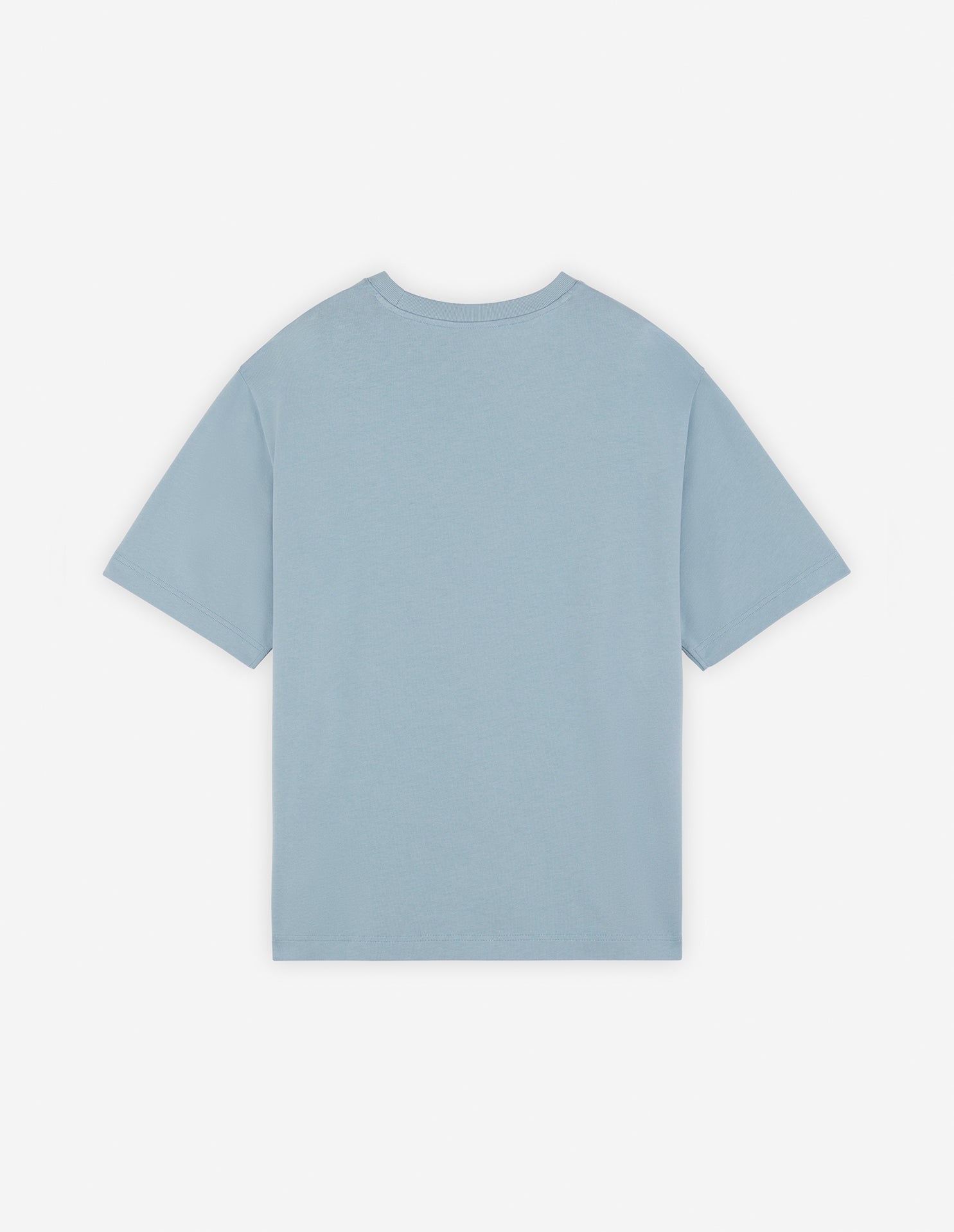 Mens | Bold Fox Head Patch Oversize Short-Sleeve Cotton Tee-Shirt | Placid