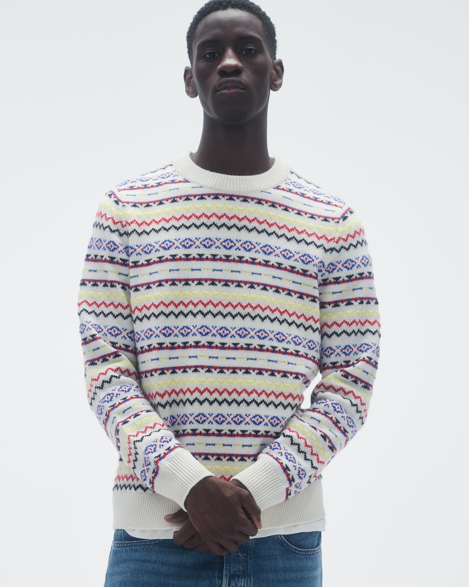 Mens | Lodge Crew | Cream Combo