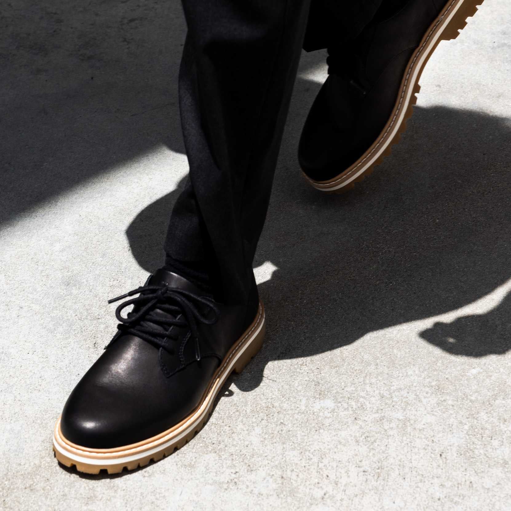 Mens | Logan | Antique Black Leather
