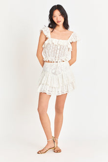 Womens | Antila Mini Skirt | True White