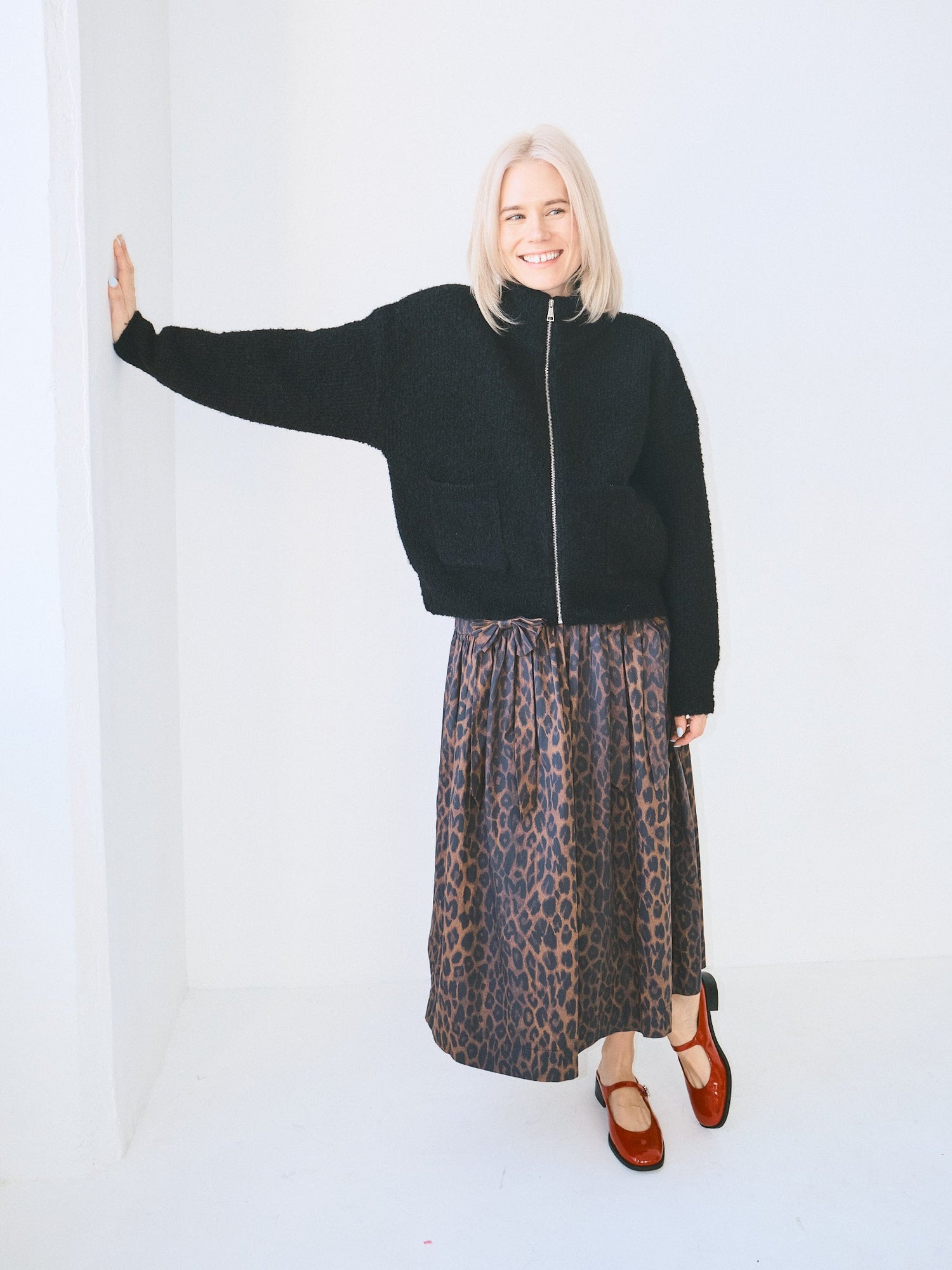 Ella Mary Jane Mule | Cherry Patent