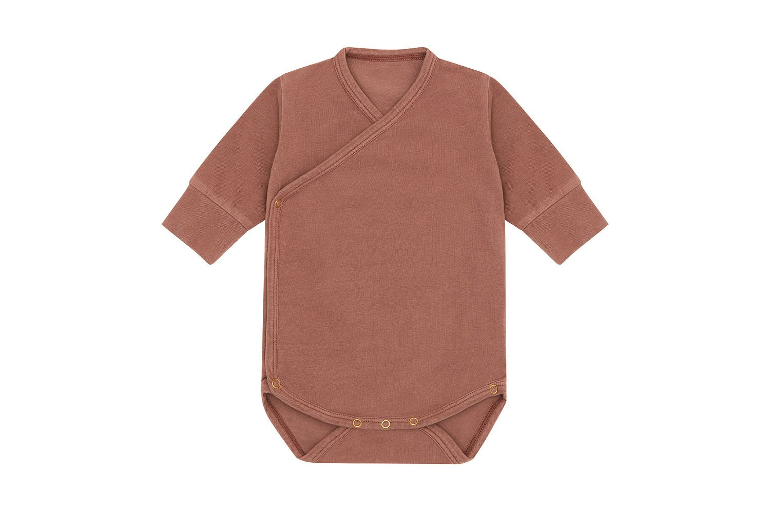 LS Organic Cotton Kimono Bodysuits | Clay Pink - Beetroot Plant Dye