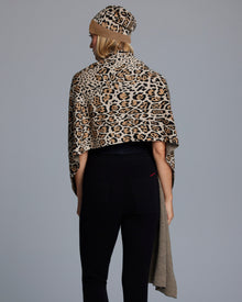 Women | Tache Leopard Scarf | Golden