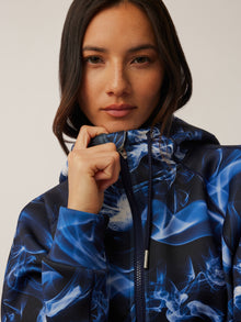 Women | Ghost Dancer Smoke Kristina Full-Zip Hoodie | Maltese Blue