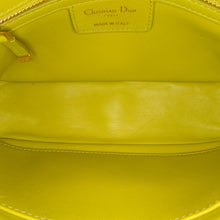 Dior | Pre-Owned Small Calfskin Cannage Caro Bag | Yellow/Neon Yellow