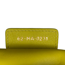 Dior | Pre-Owned Small Calfskin Cannage Caro Bag | Yellow/Neon Yellow