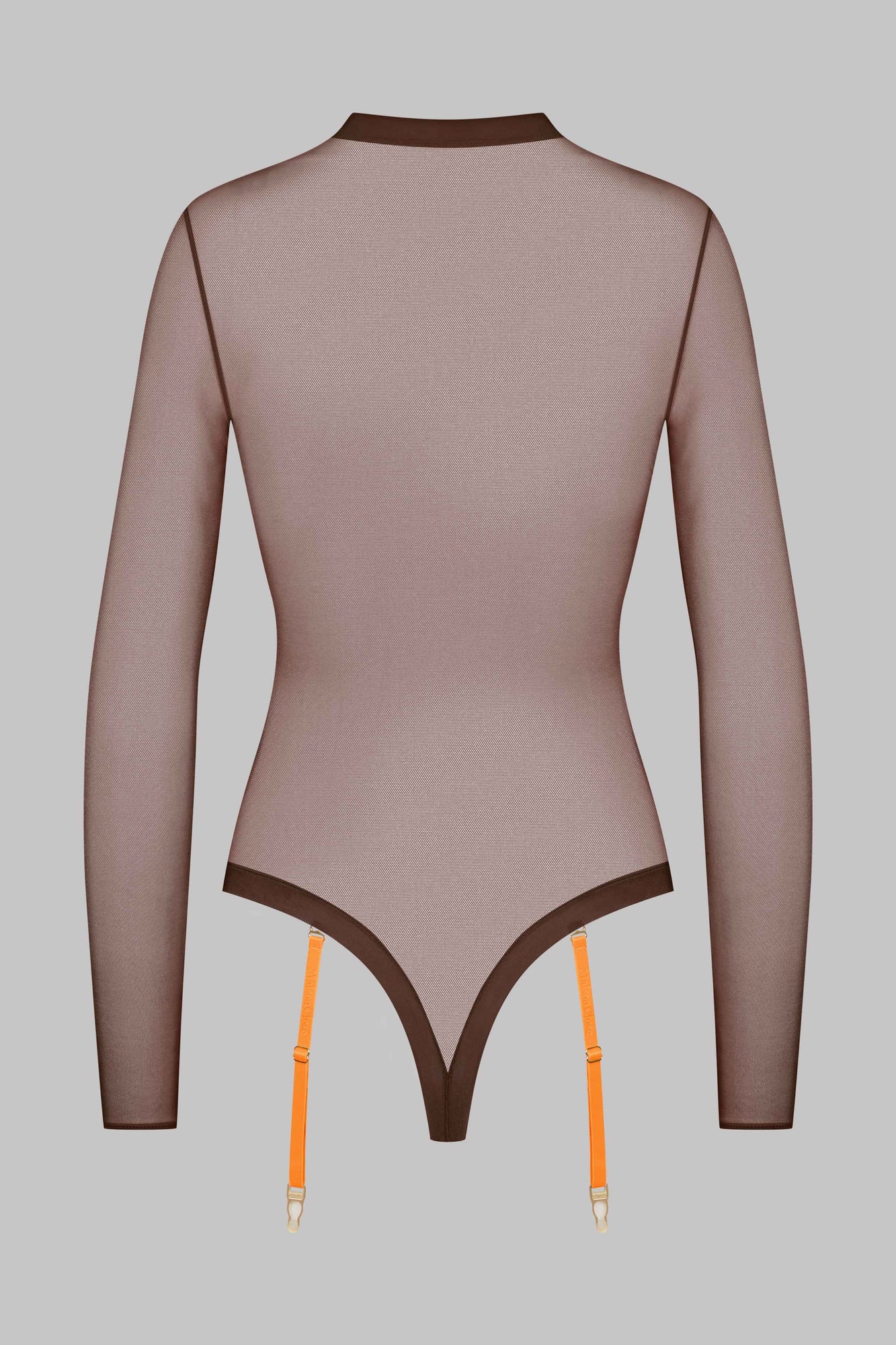 Thong body with suspenders - Corps à Corps | Brown