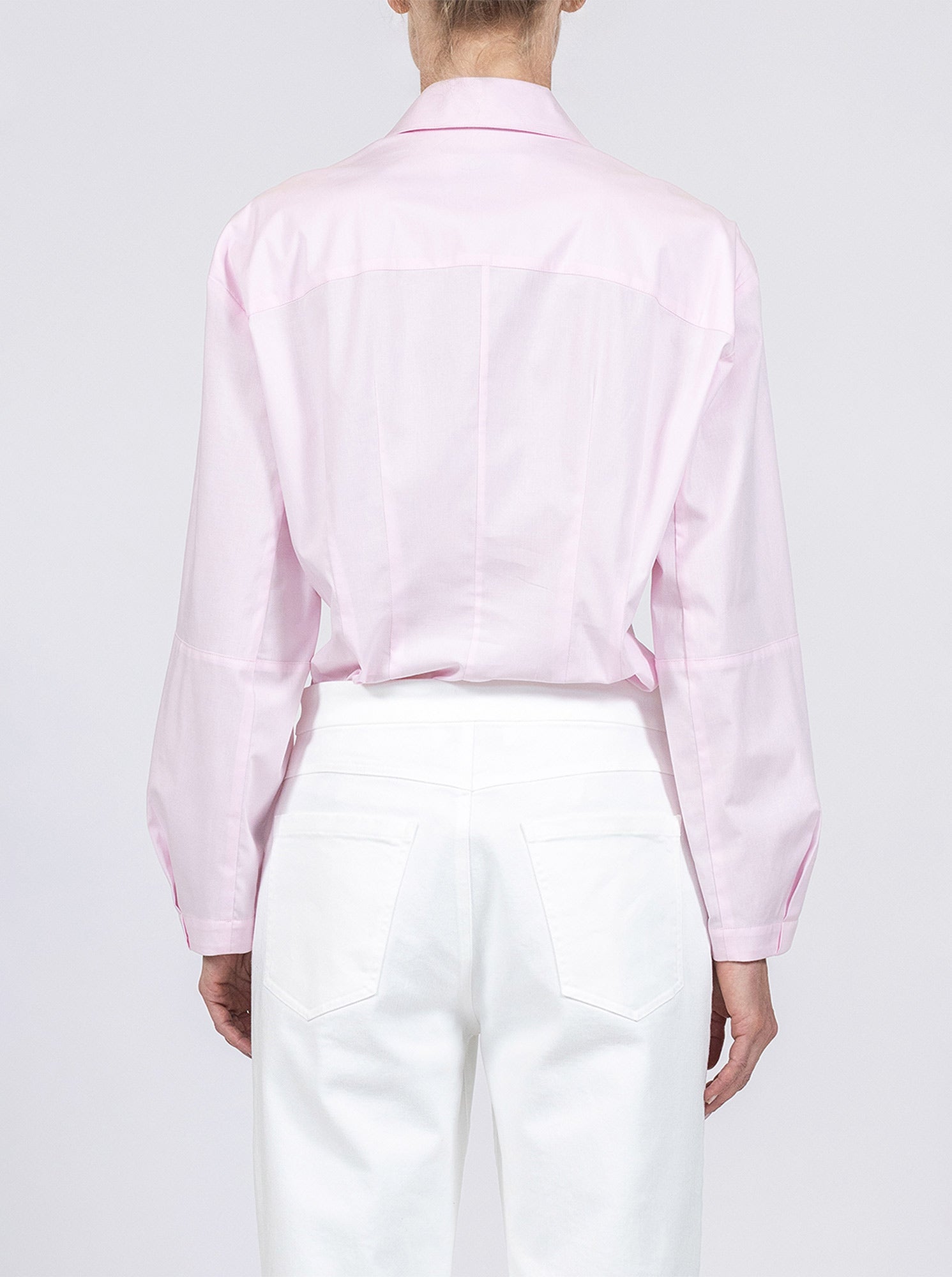 Lucia Lantern Sleeve Shirt | Pink