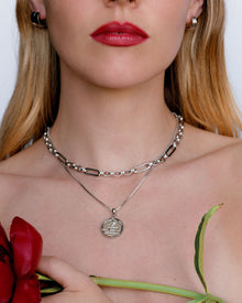 The Charlotte Link Chain Necklace | Silver